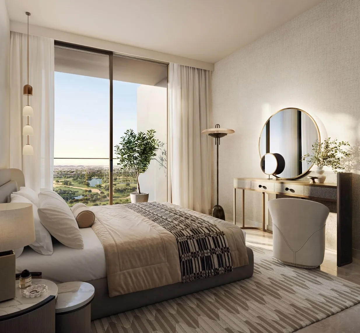 Interior at Lyvia By Palace in Green Gate at Dubai Creek Harbour Dubai