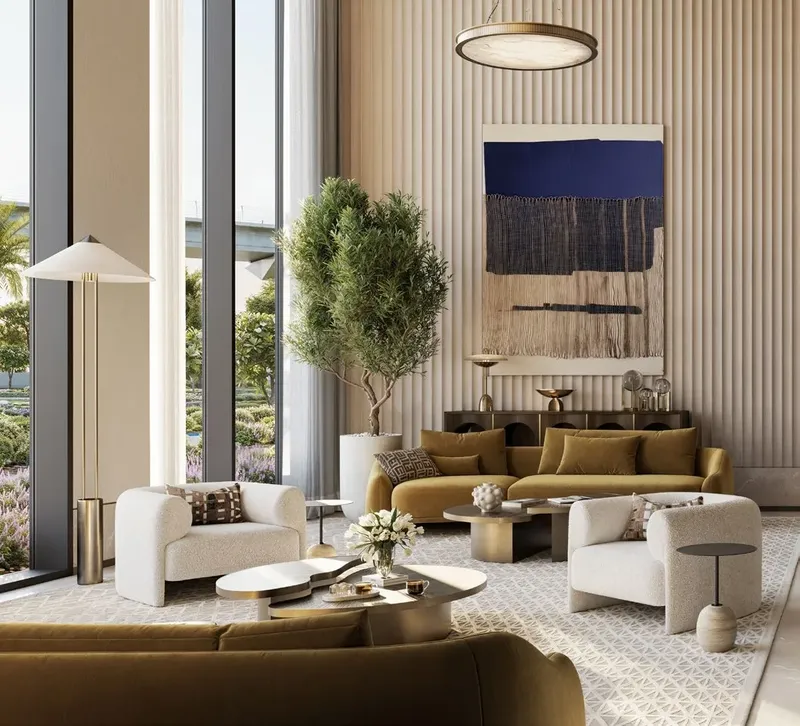 Lobby at Lyvia By Palace in Green Gate at Dubai Creek Harbour Dubai