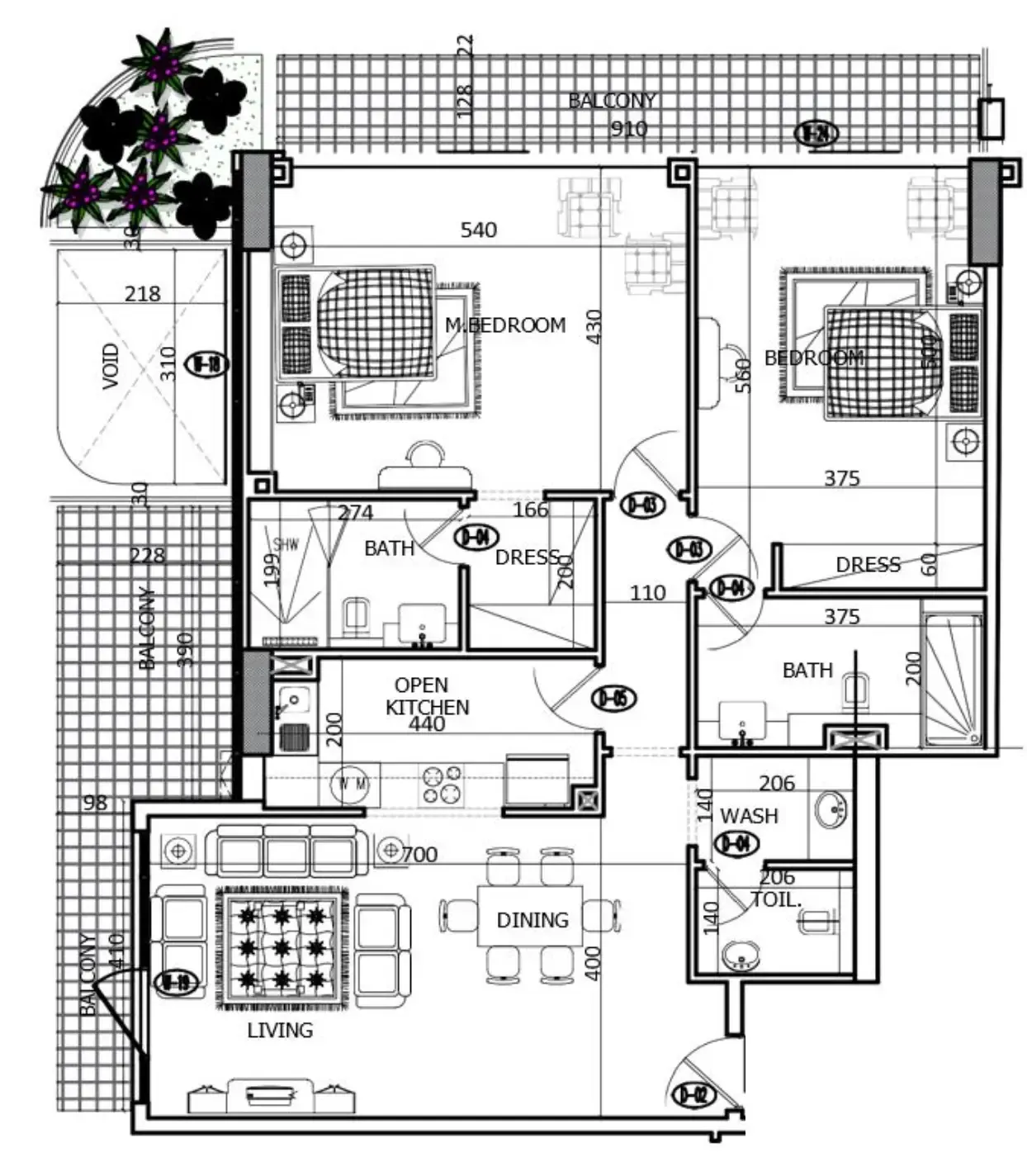 Tarrad Development Mackerel Tower floor plan
