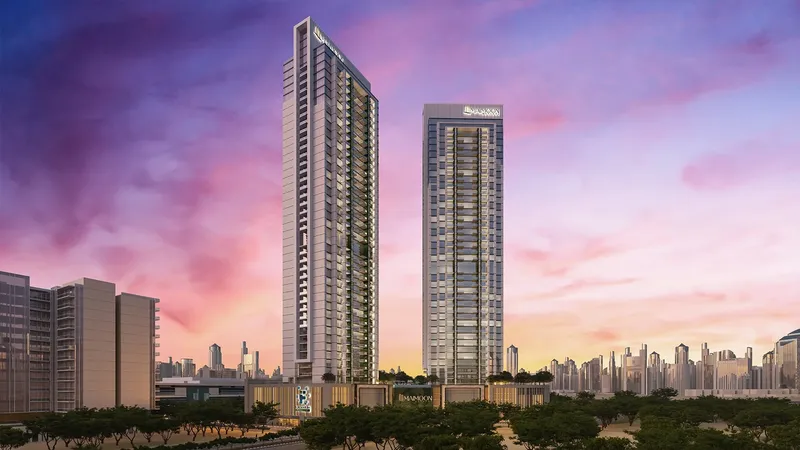 Exterior at Maimoon Gardens in JVC (Jumeirah Village Circle) Dubai