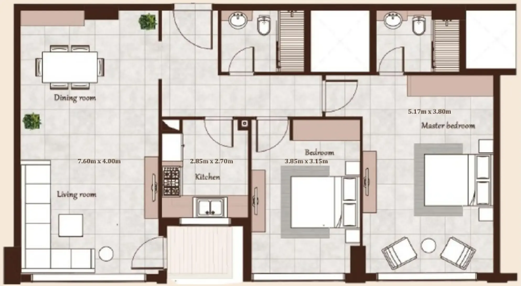 Casa Moderna Maison Cannelle Residence floor plan