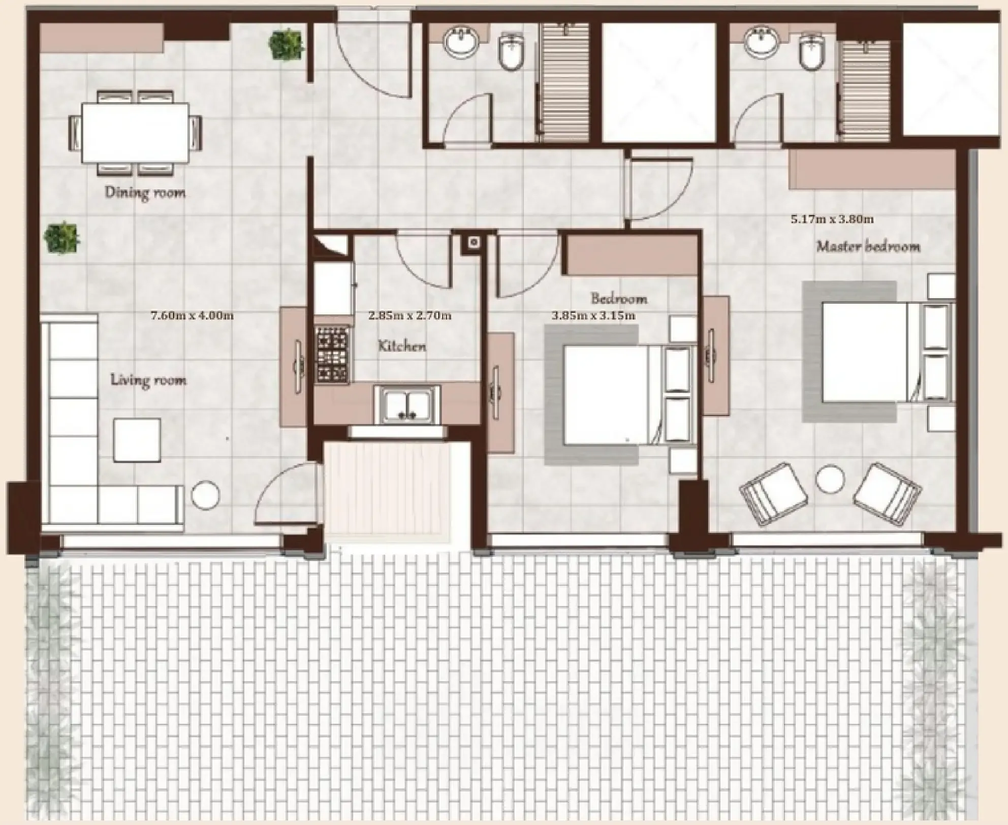 Casa Moderna Maison Cannelle Residence floor plan