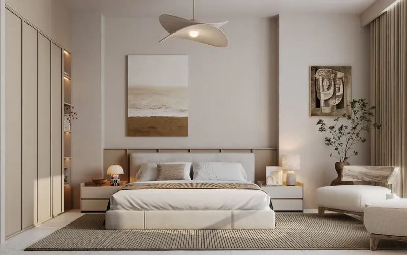 Interior at Maison Cannelle Residence in Al Furjan Dubai