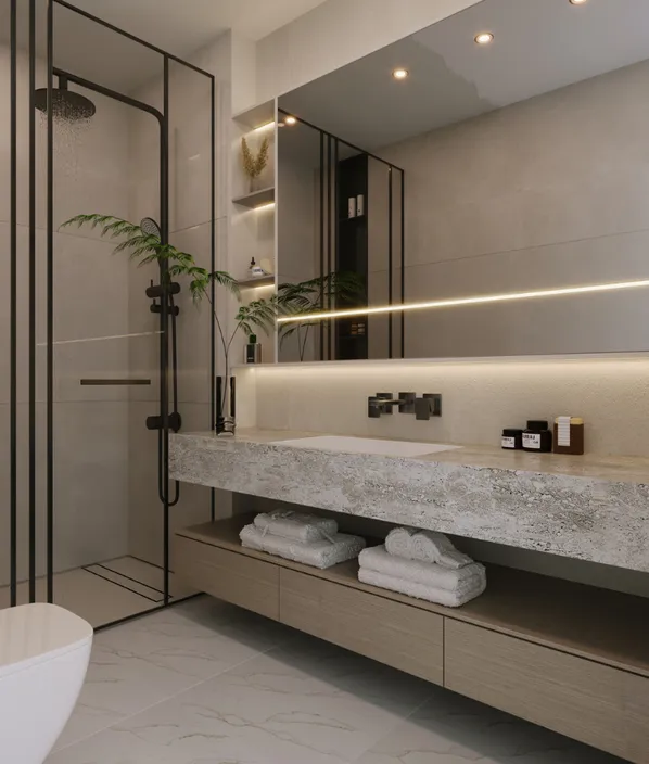 Interior at Maison Cannelle Residence in Al Furjan Dubai