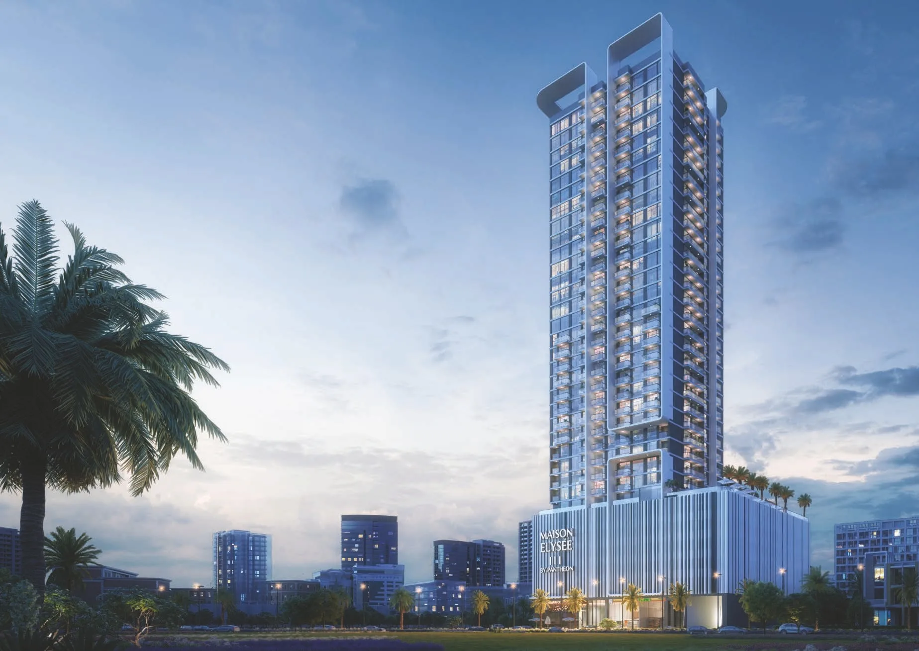 Exterior at Maison Elysee III in JVC (Jumeirah Village Circle) Dubai