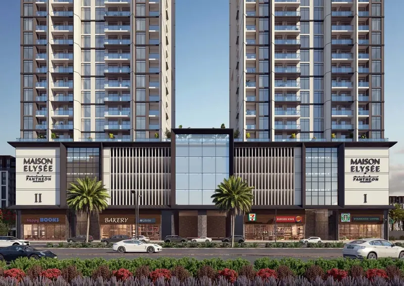 Exterior at Maison Elysee in JVC (Jumeirah Village Circle) Dubai