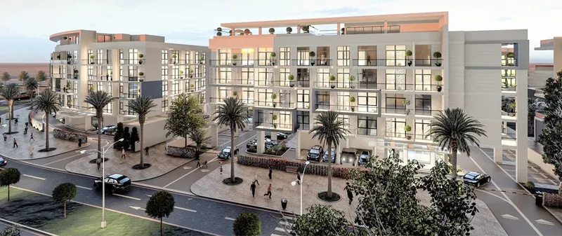 Exterior at Majestique Residence 1 in Dubai South Dubai
