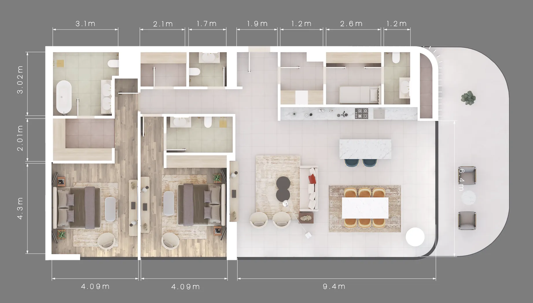 ALDAR Mamsha Gardens floor plan