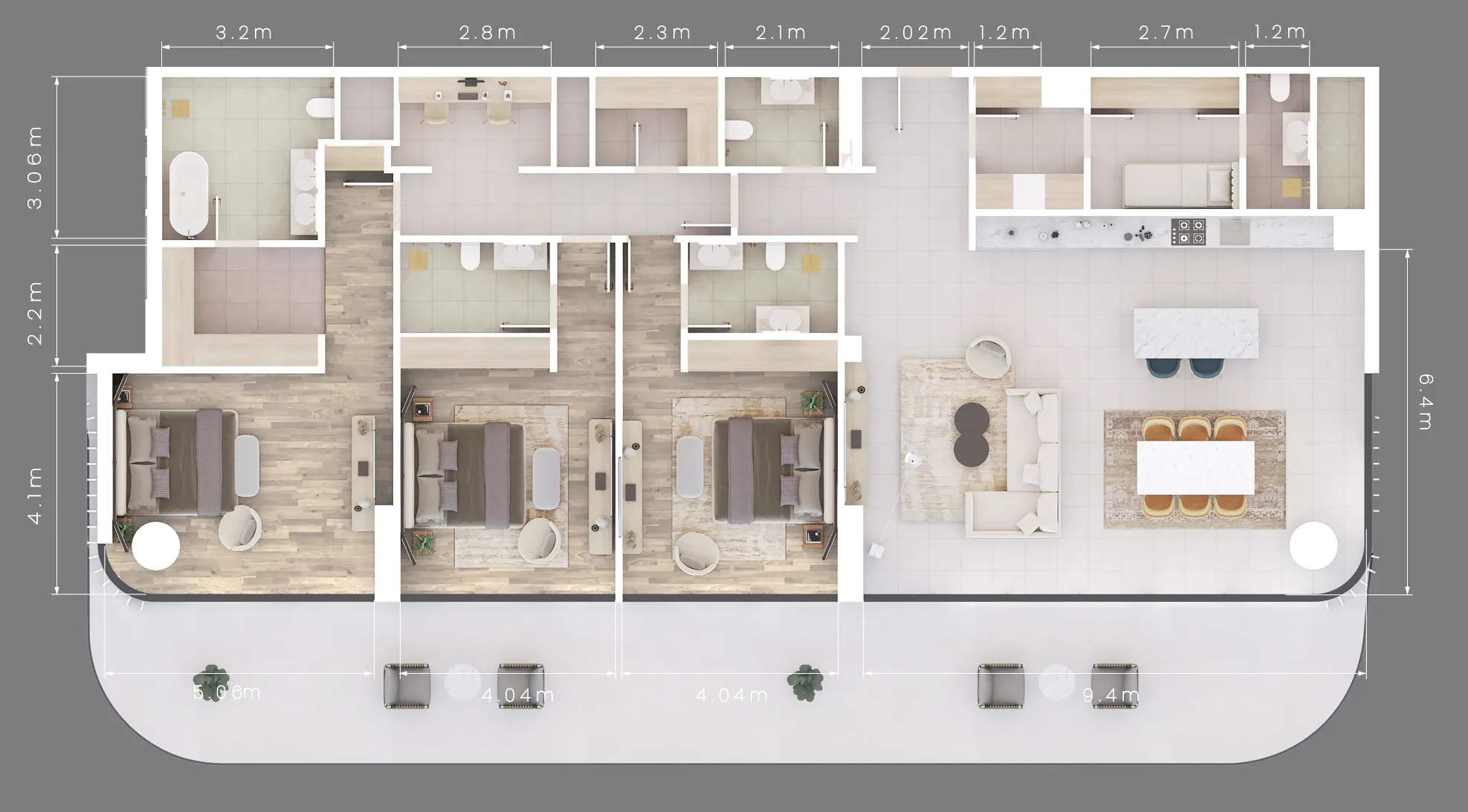 ALDAR Mamsha Gardens floor plan