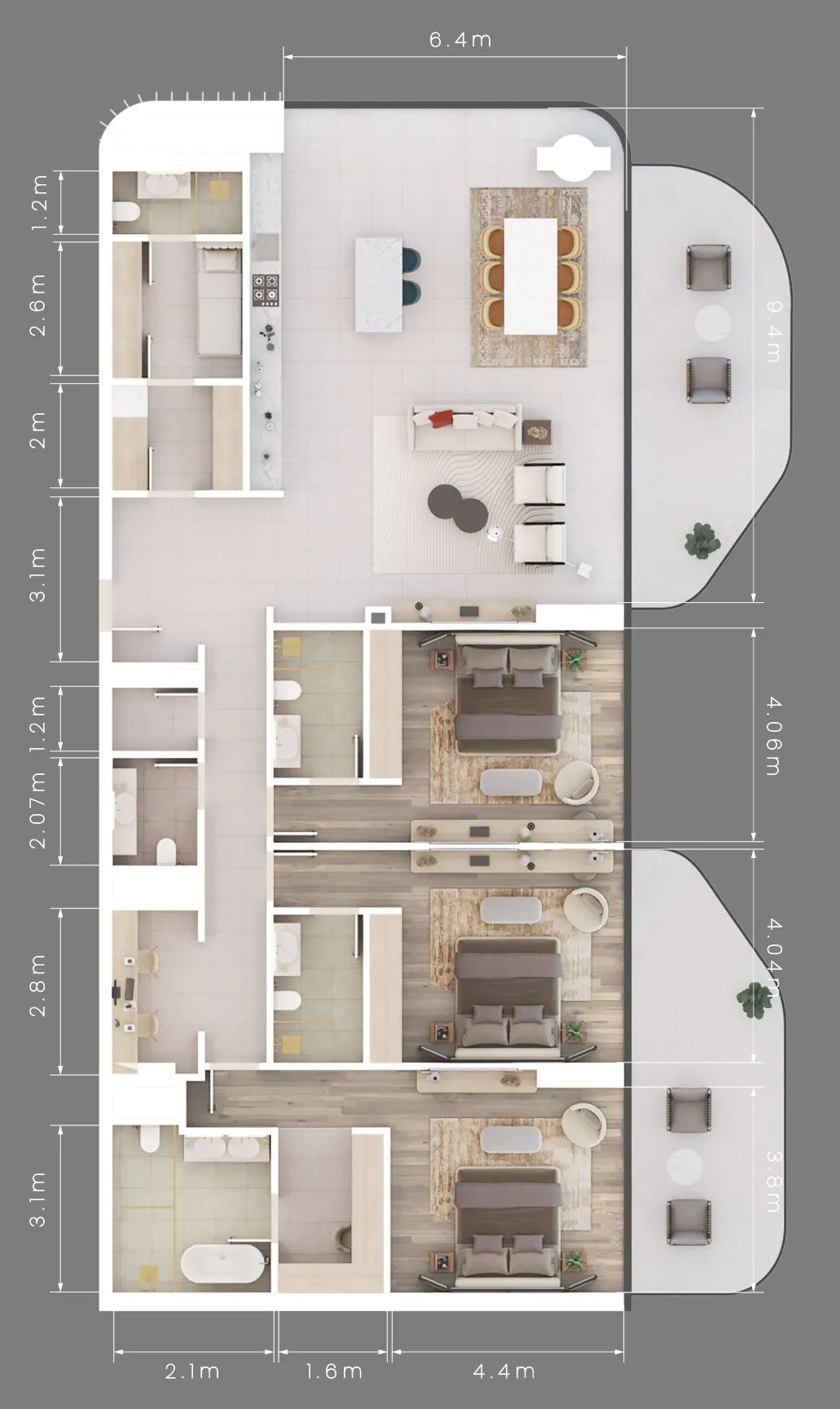 ALDAR Mamsha Gardens floor plan