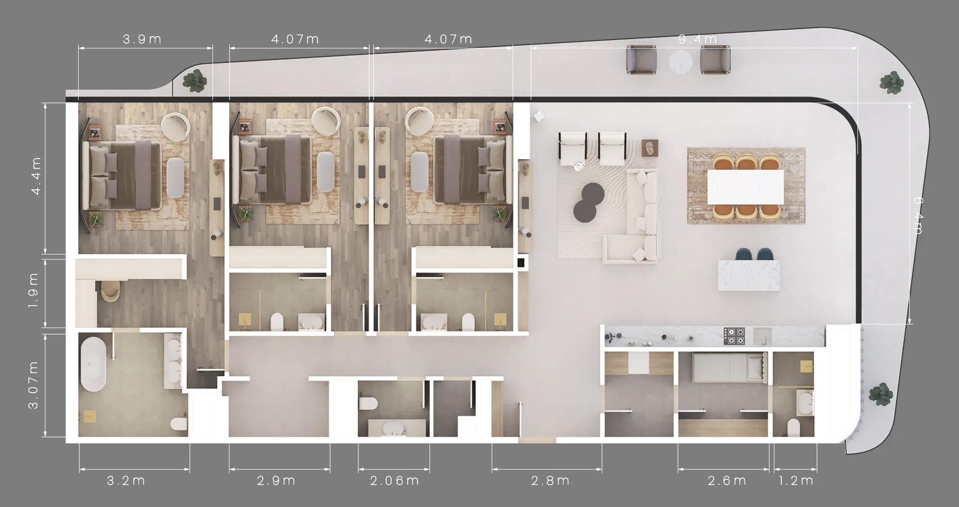 ALDAR Mamsha Gardens floor plan