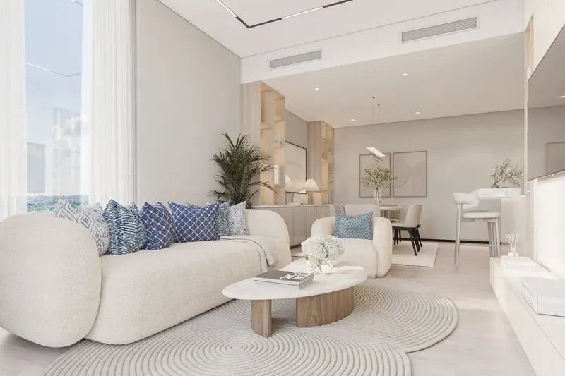 Interior at Manam Pearl in Jebel Ali Village Dubai