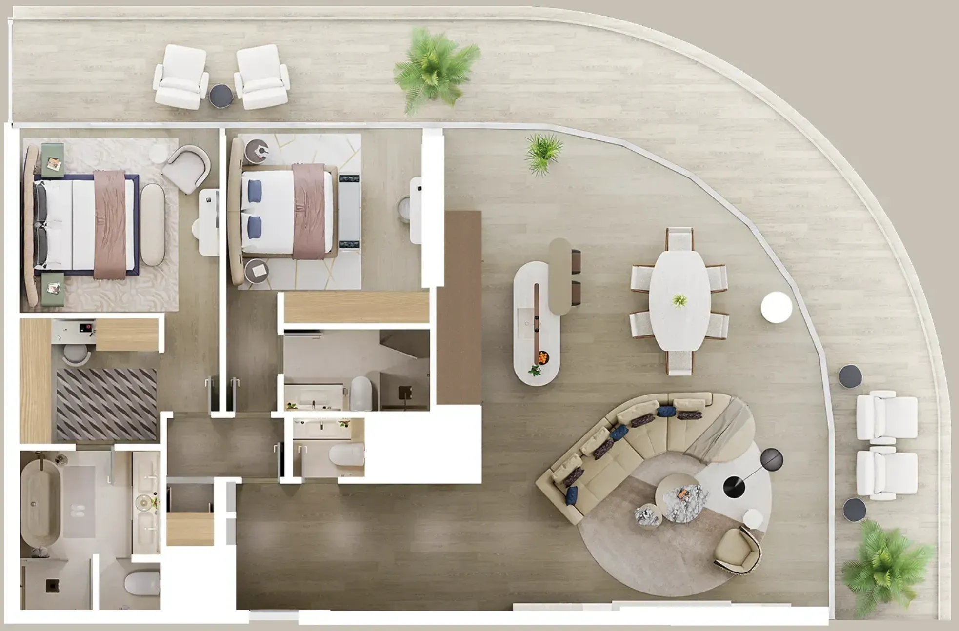ALDAR Mandarin Oriental Residences floor plan