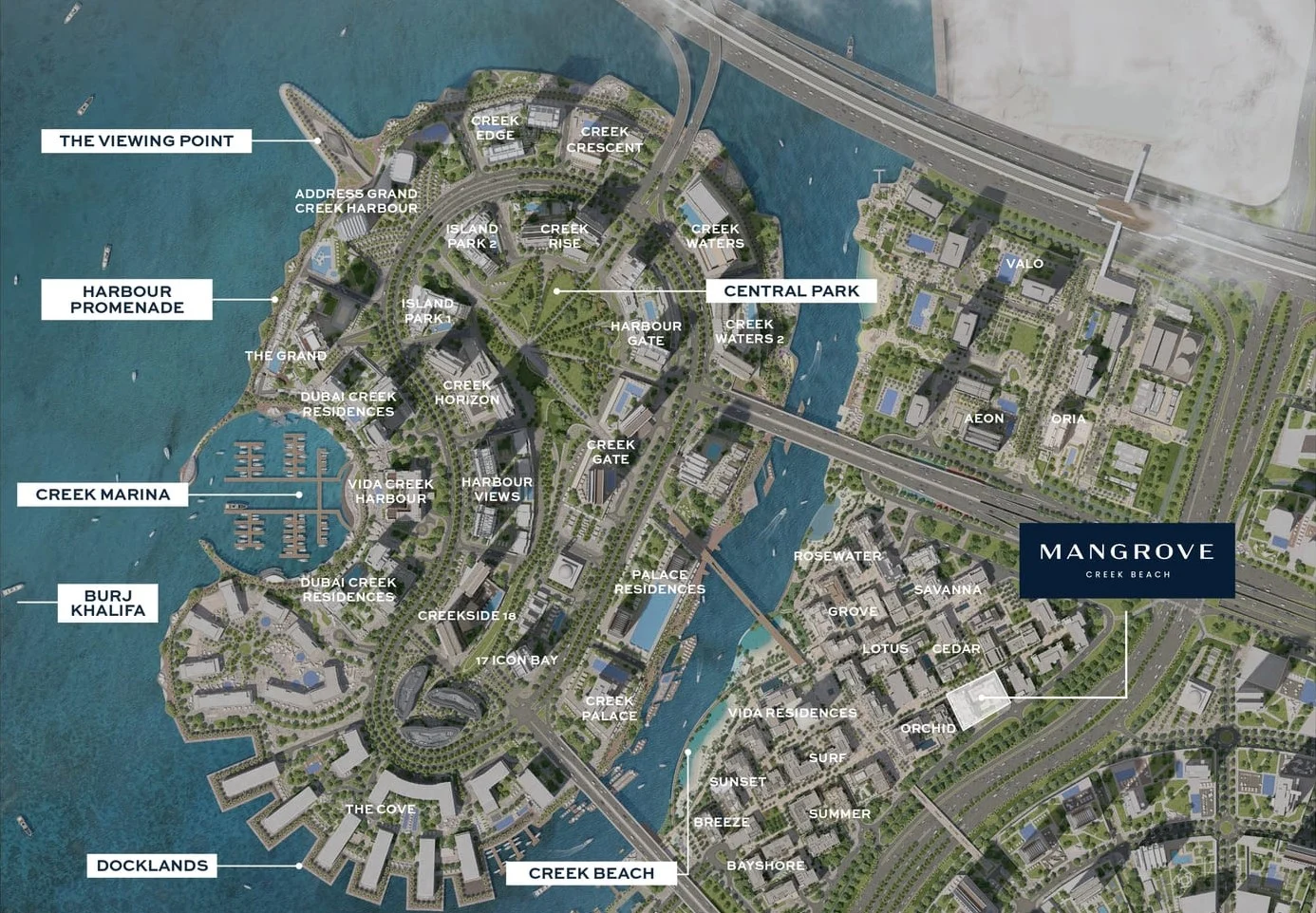 Emaar Mangrove master plan