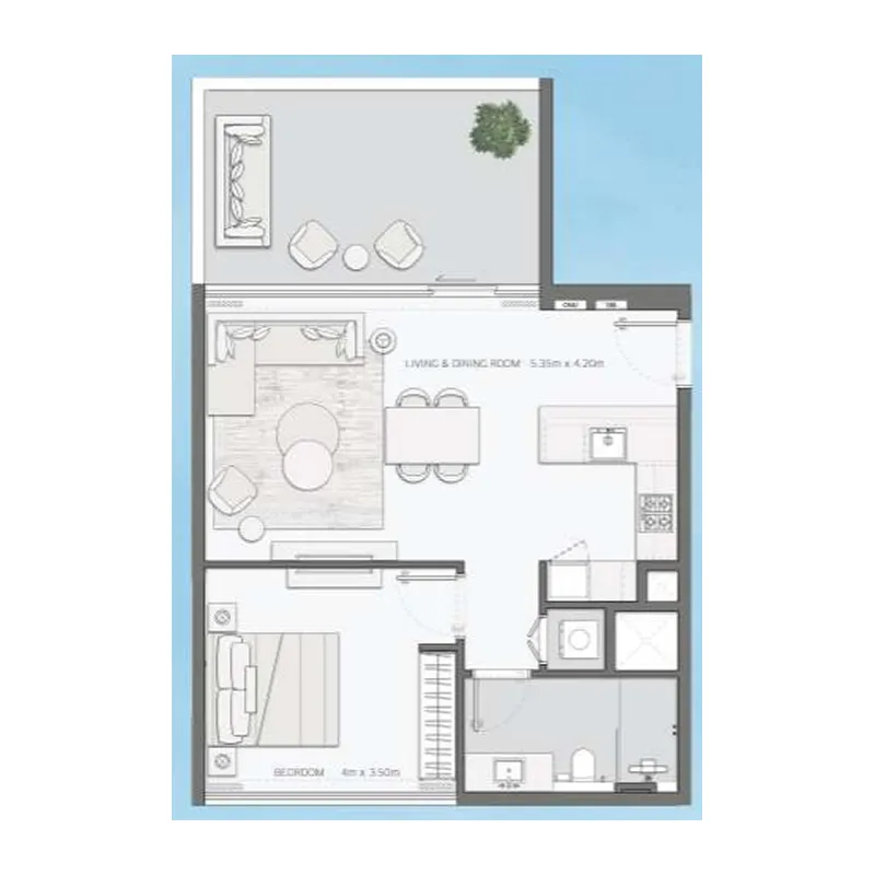 Amaal Mansory Residences by Amaal floor plan