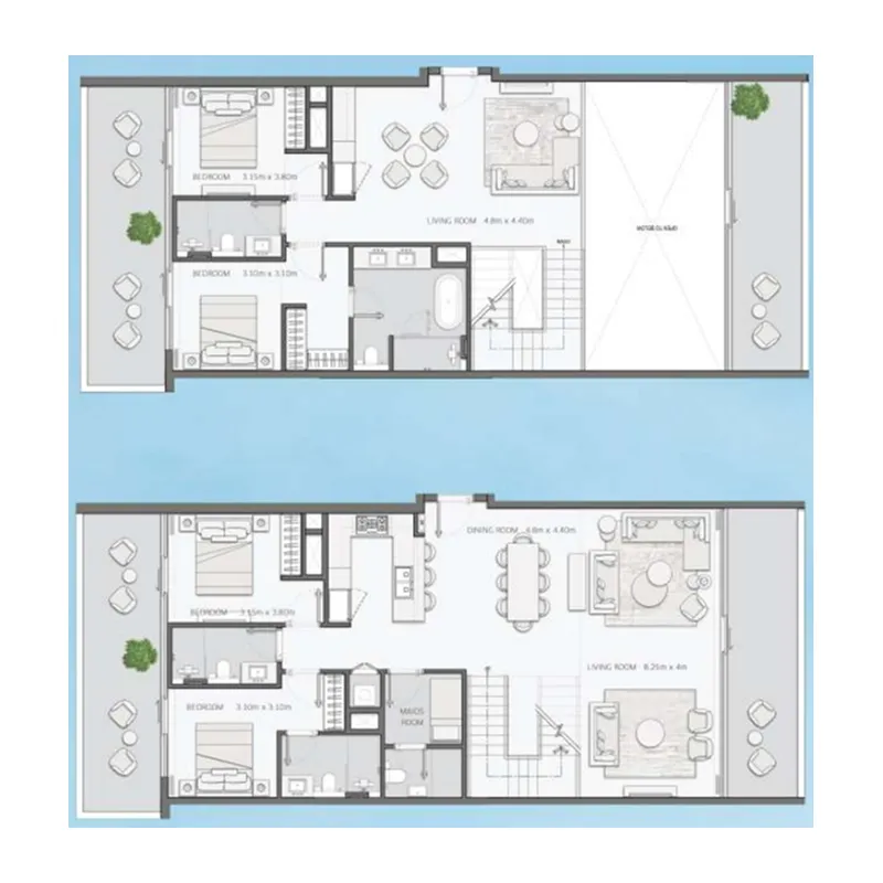 Amaal Mansory Residences by Amaal floor plan