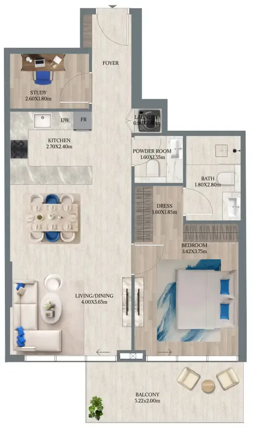Enzo Developers Maravea Residences floor plan