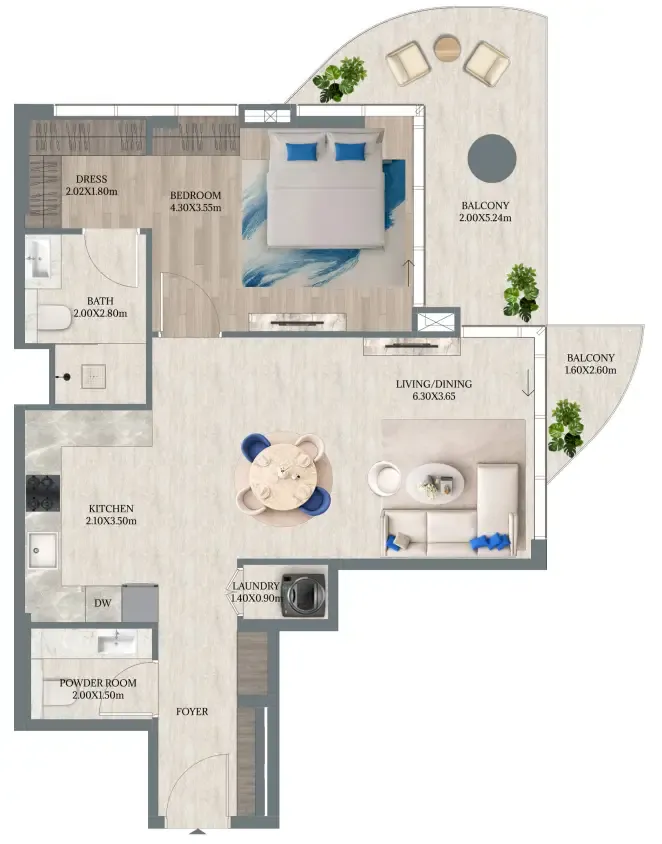 Enzo Developers Maravea Residences floor plan