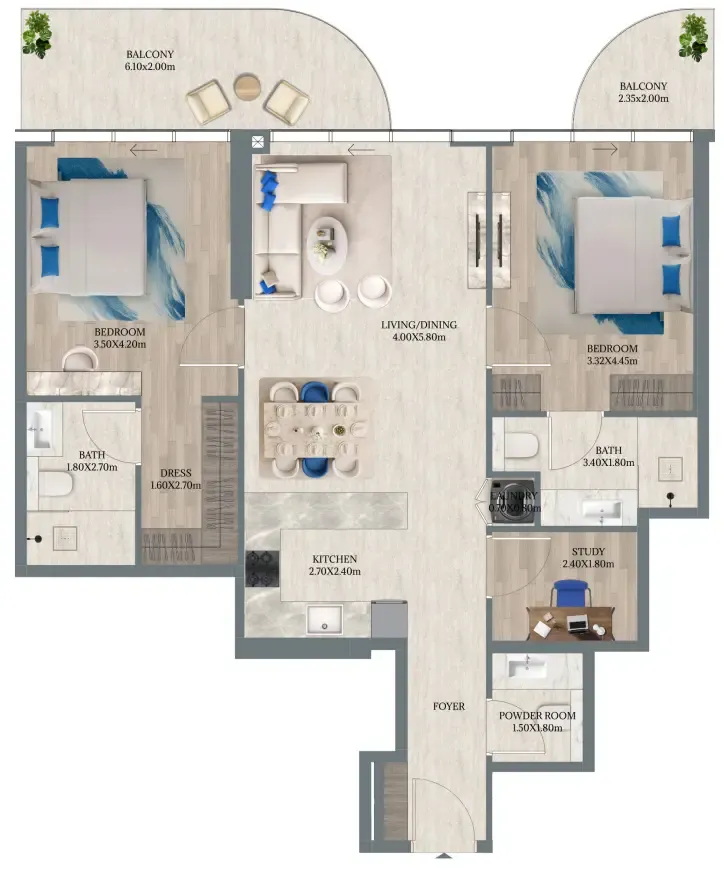 Enzo Developers Maravea Residences floor plan