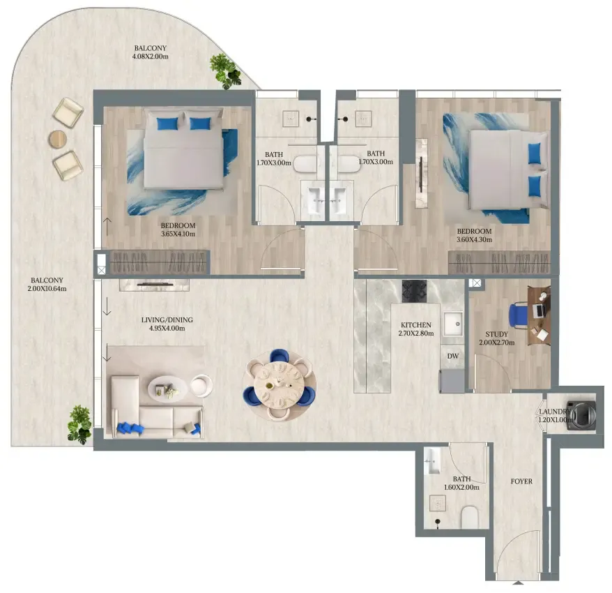 Enzo Developers Maravea Residences floor plan