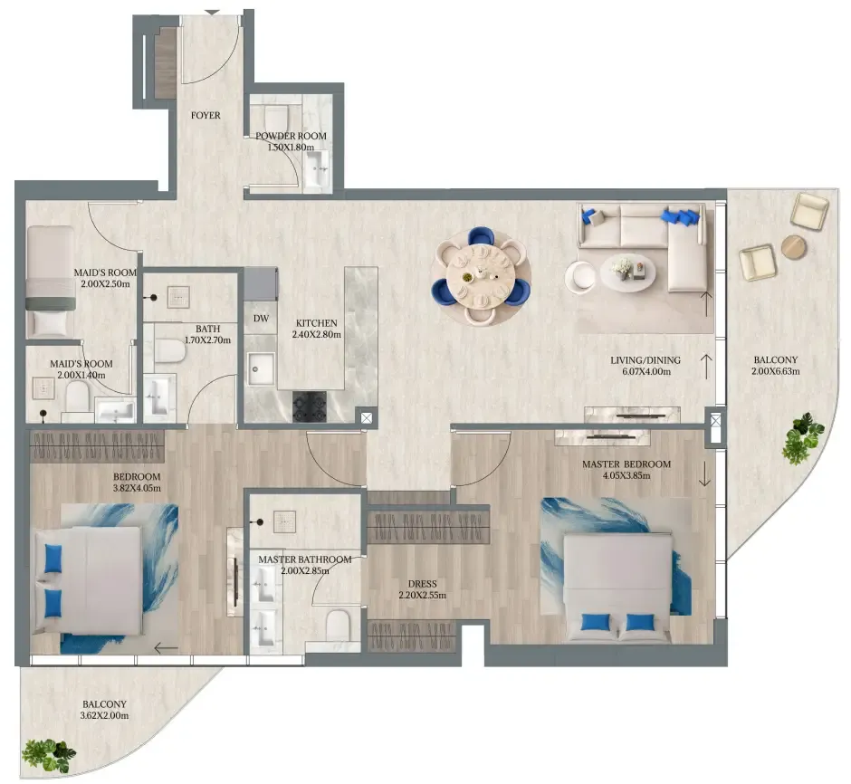 Enzo Developers Maravea Residences floor plan