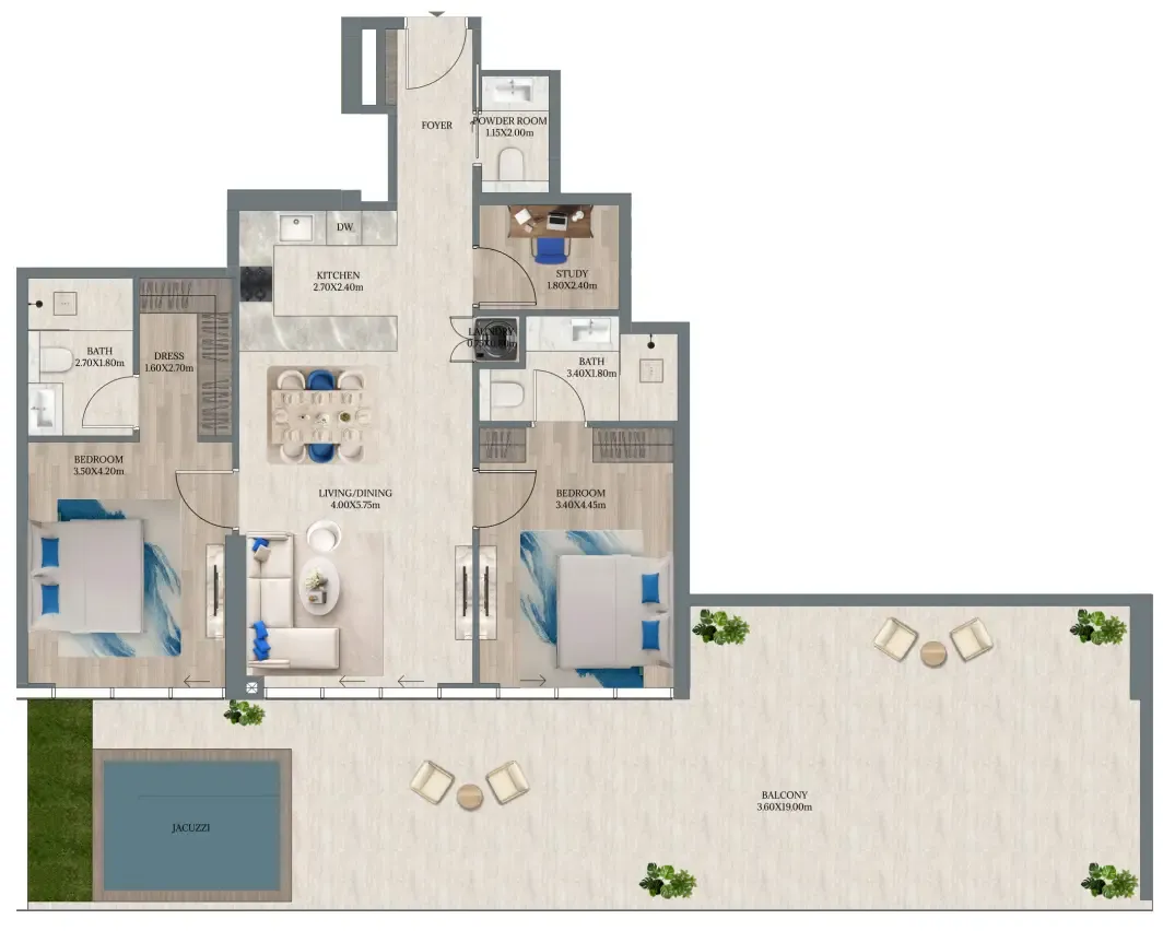 Enzo Developers Maravea Residences floor plan