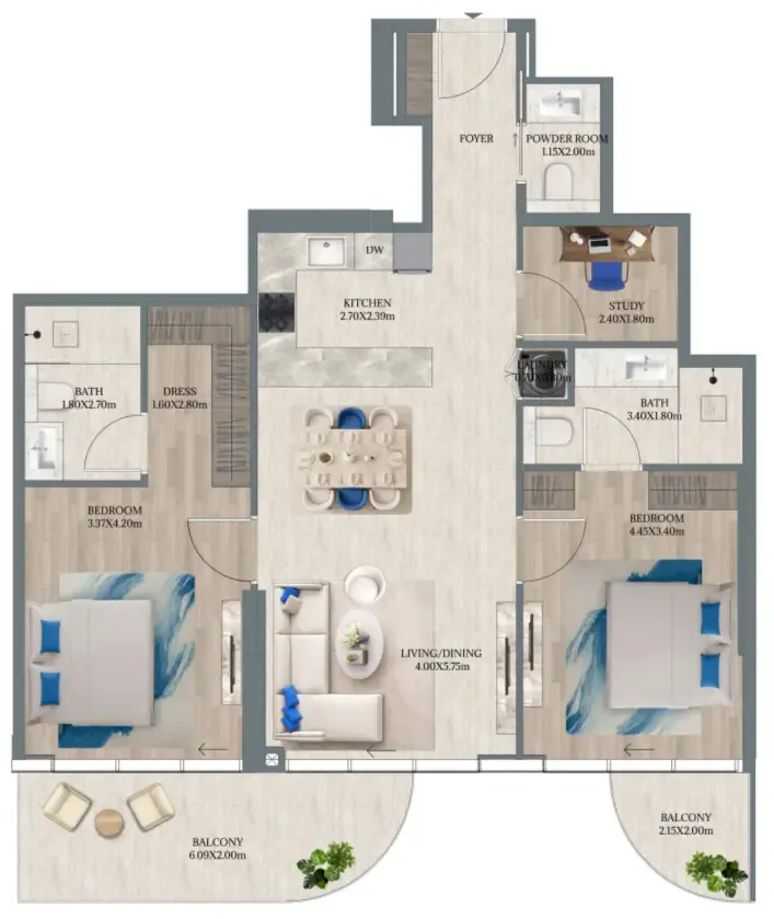 Enzo Developers Maravea Residences floor plan