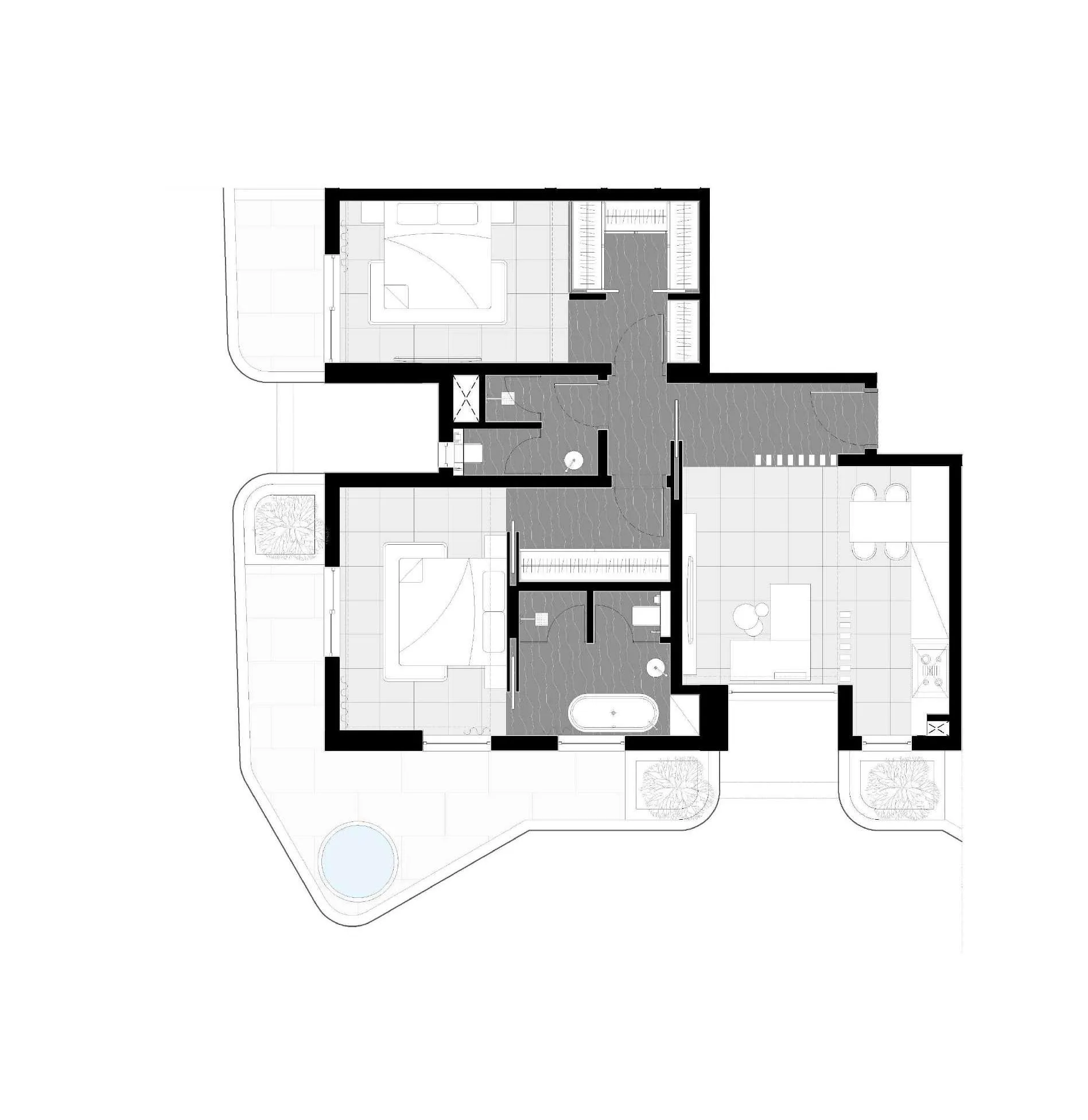 Sharafi Development Marea Residences floor plan