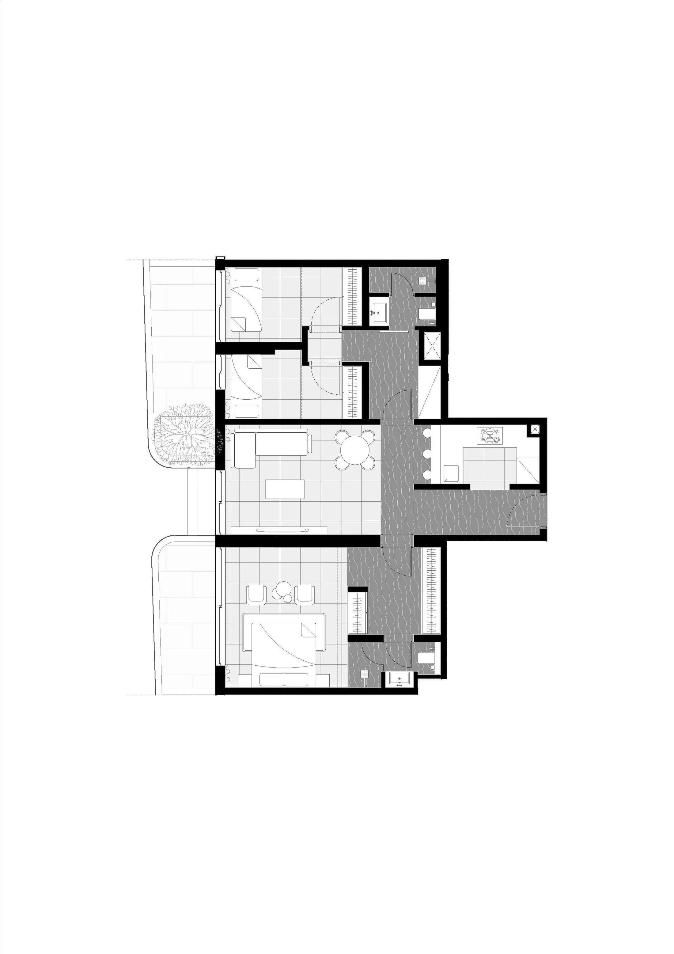 Sharafi Development Marea Residences floor plan