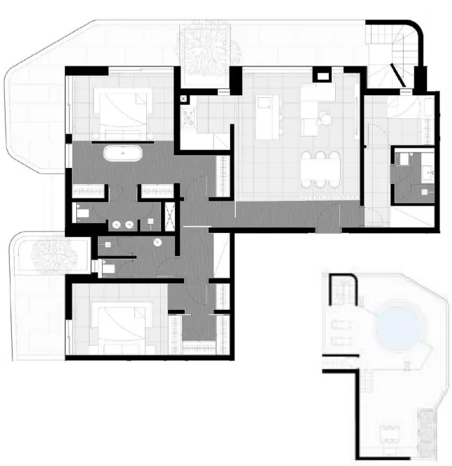Sharafi Development Marea Residences floor plan