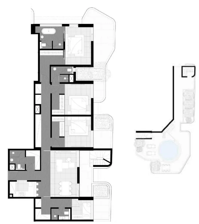 Sharafi Development Marea Residences floor plan