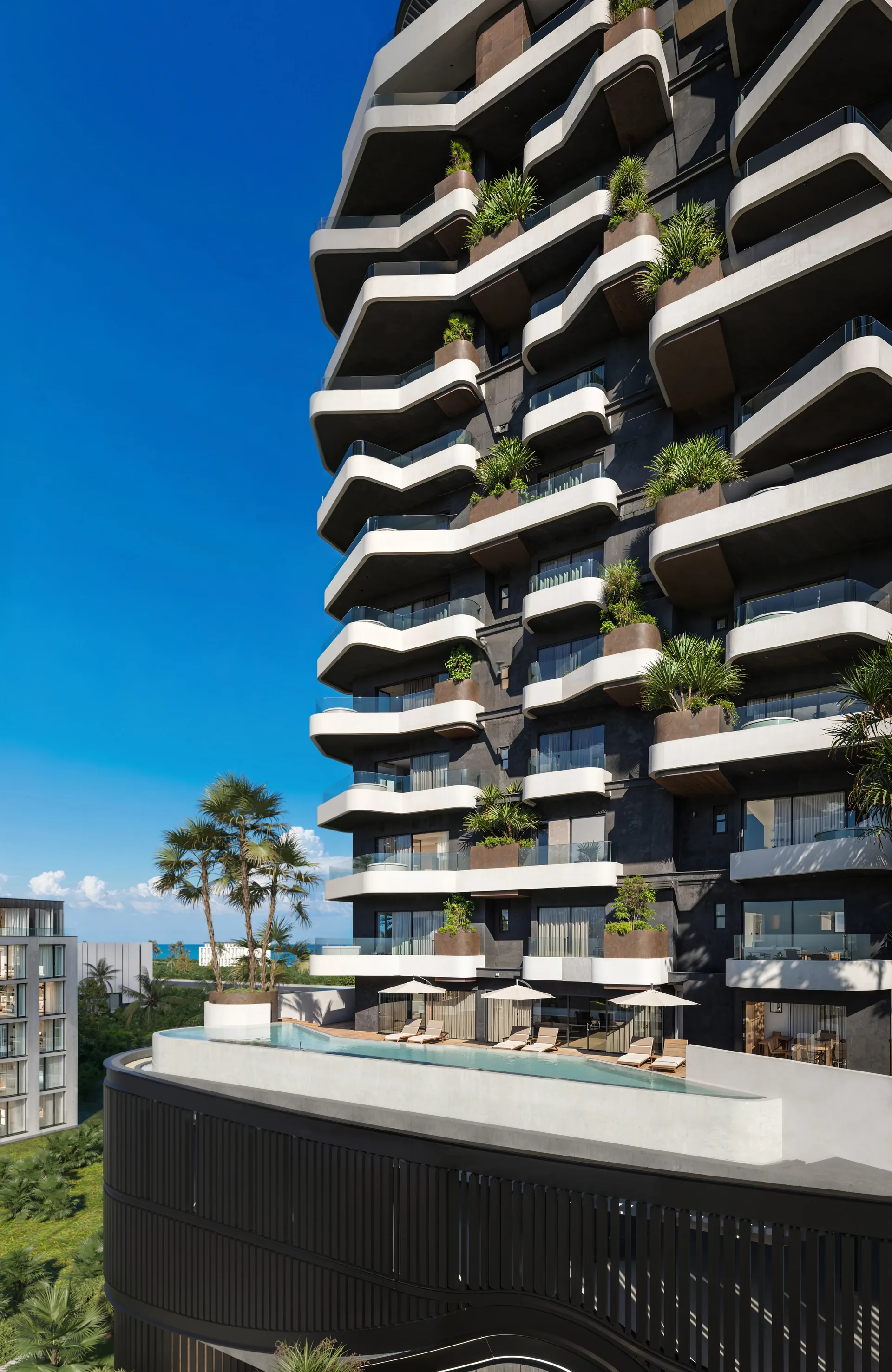 Exterior at Marea Residences in Dubai