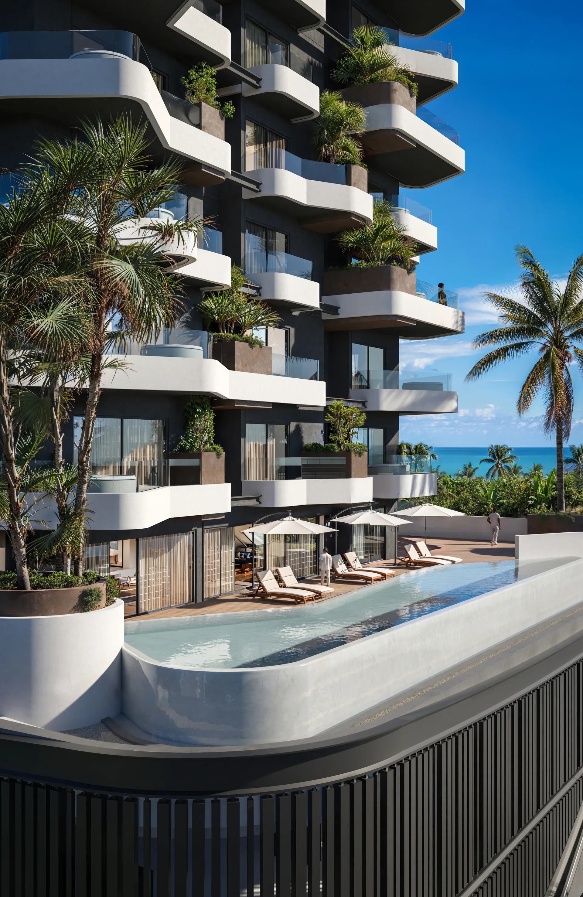 Exterior at Marea Residences in Dubai