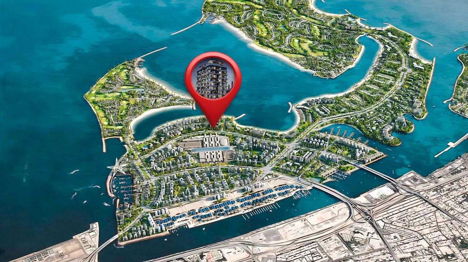 Sharafi Development Marea Residences master plan