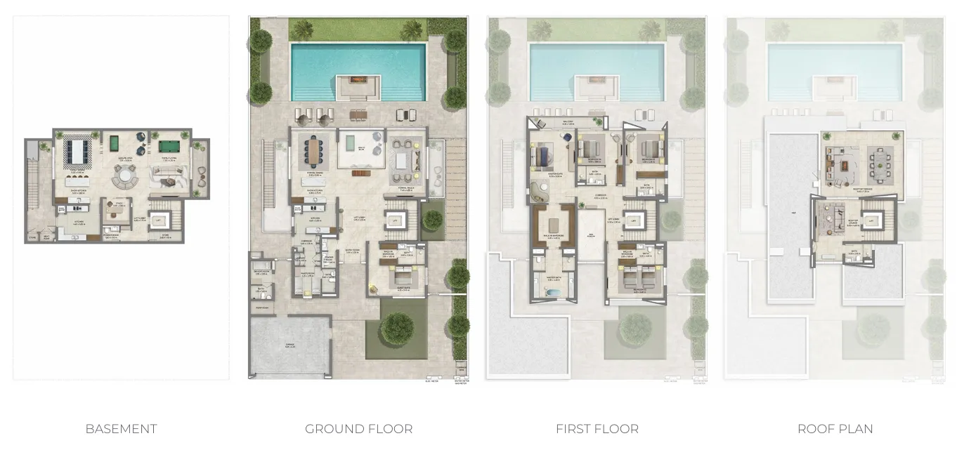 Emaar Mareva 1 and 2 The Oasis floor plan