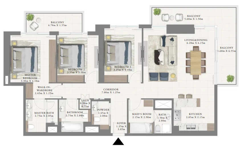 Emaar Marina Cove floor plan