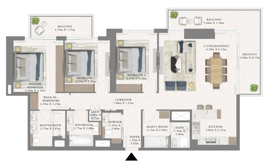Emaar Marina Cove floor plan