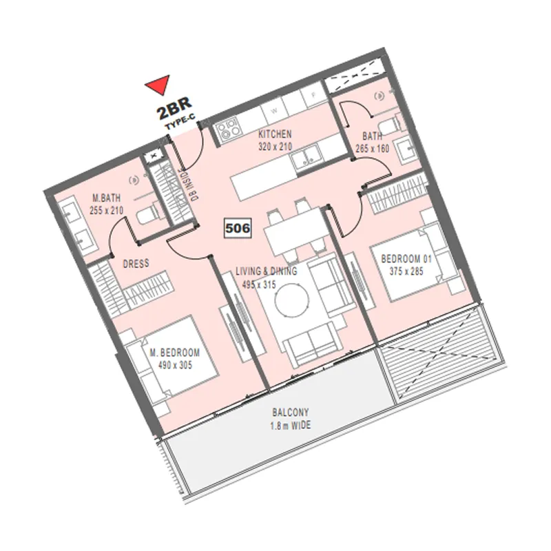 Reportage Properties Marlin 2 floor plan