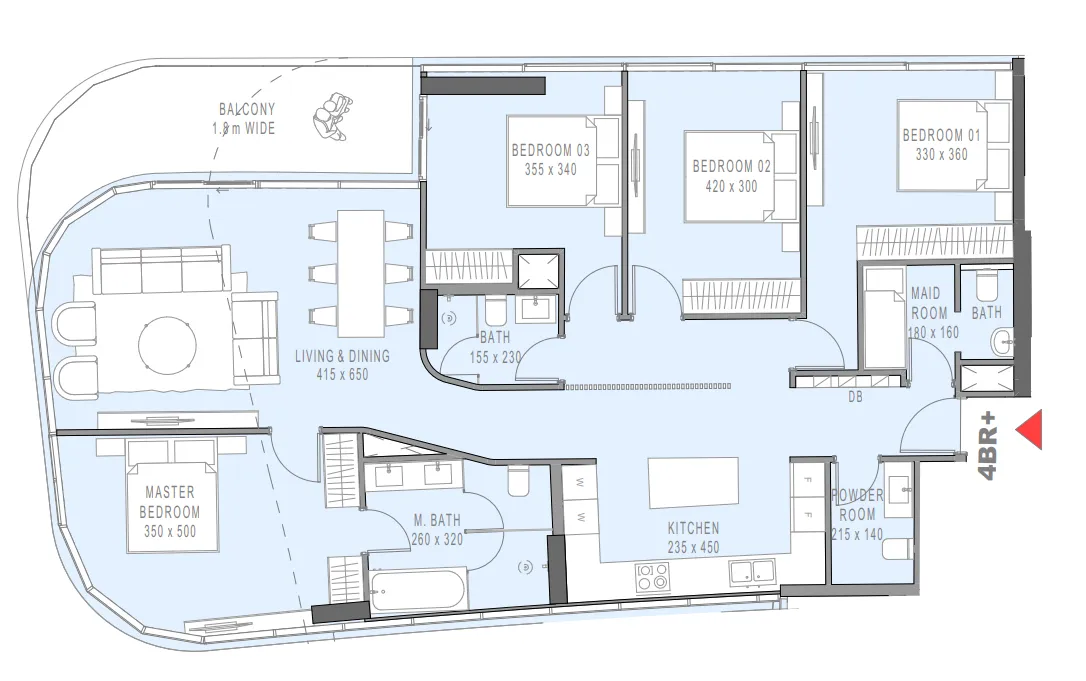 Reportage Properties Marlin 2 floor plan