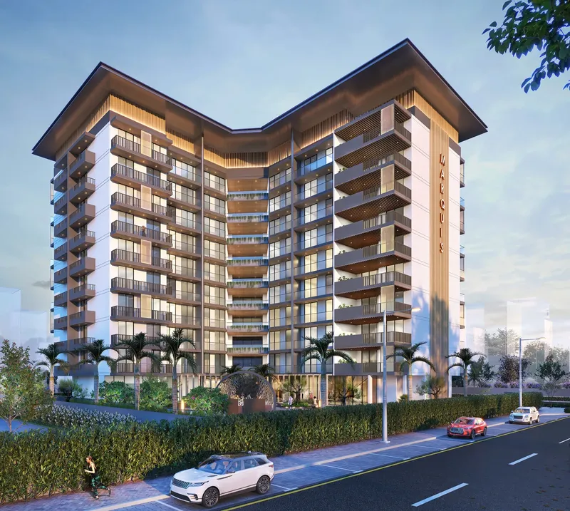 Exterior at Marquis Galleria in Arjan Dubai