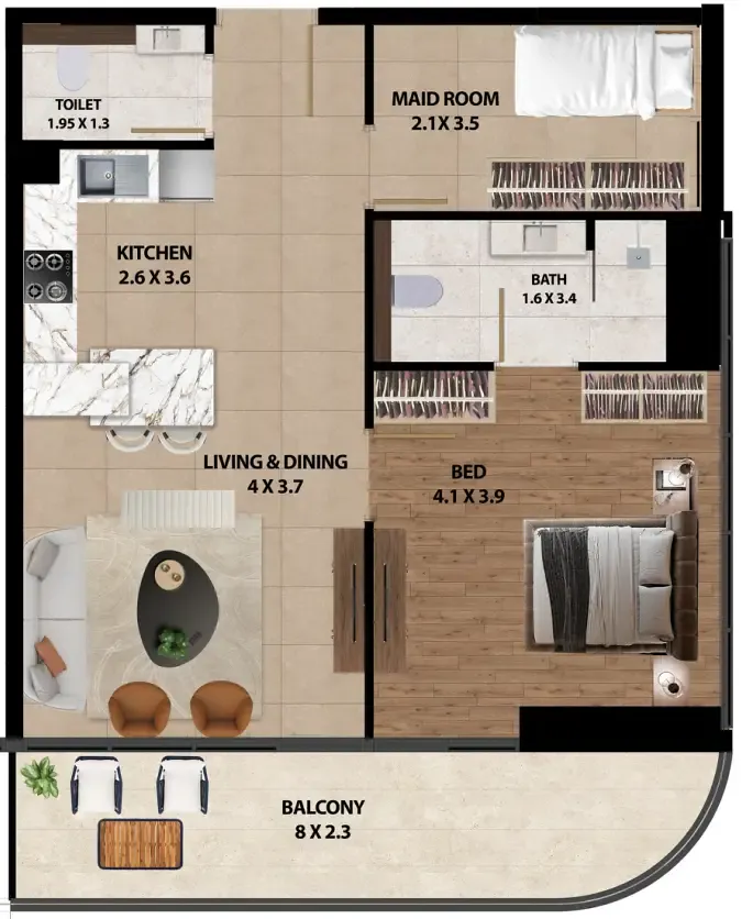Marquis Marquis One floor plan