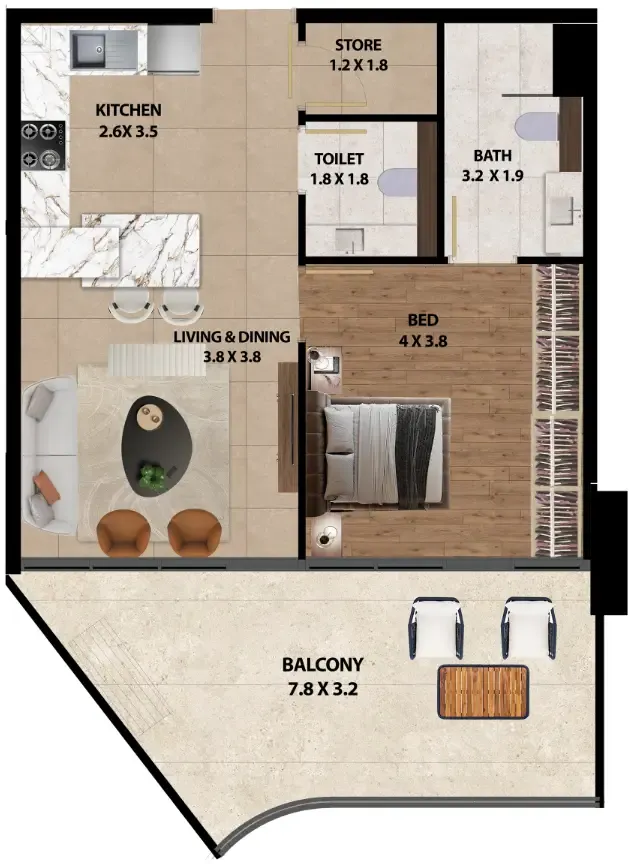 Marquis Marquis One floor plan