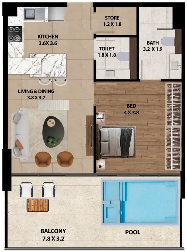 Marquis Marquis One floor plan