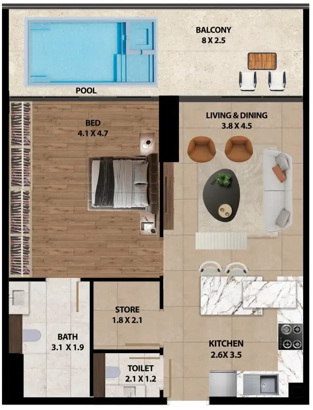 Marquis Marquis One floor plan