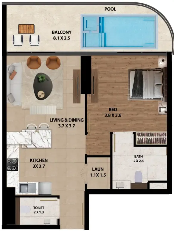 Marquis Marquis One floor plan