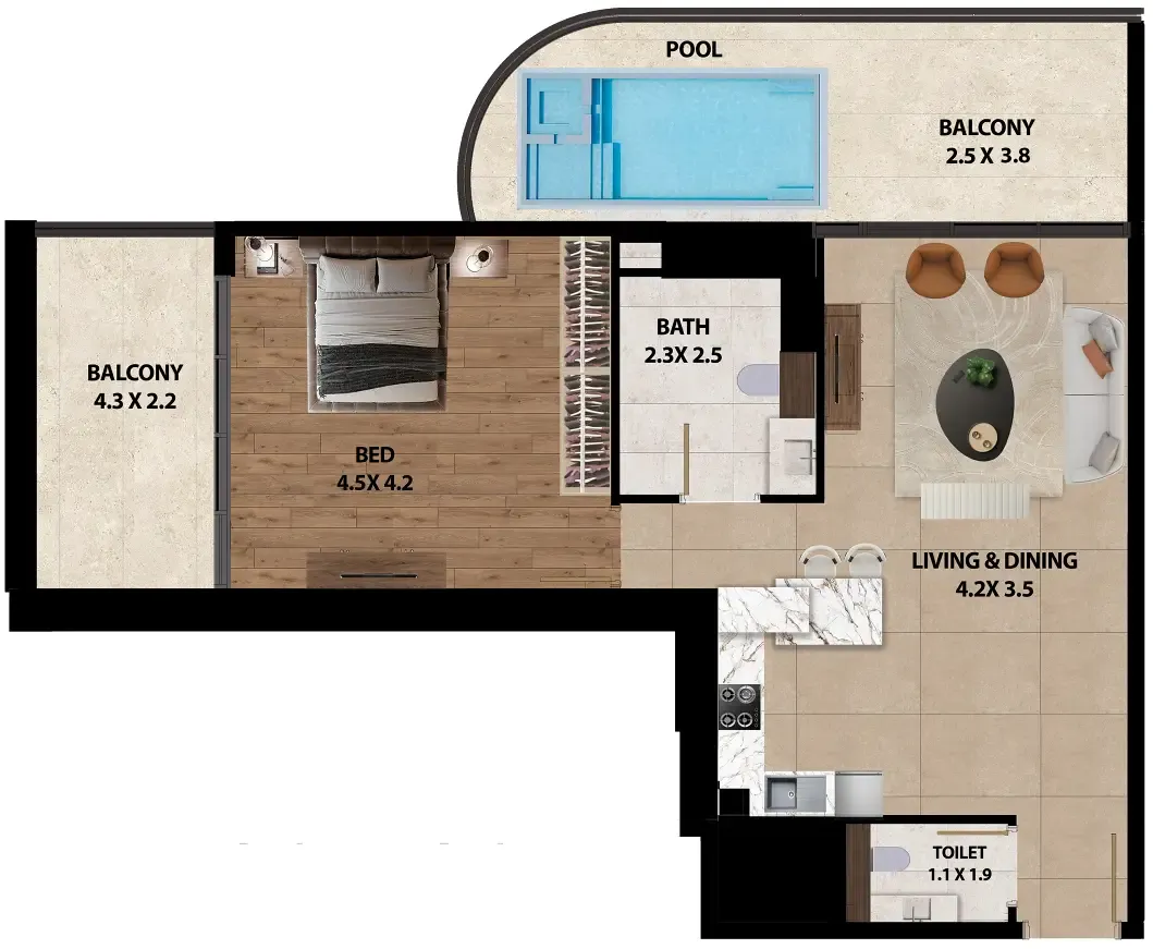 Marquis Marquis One floor plan