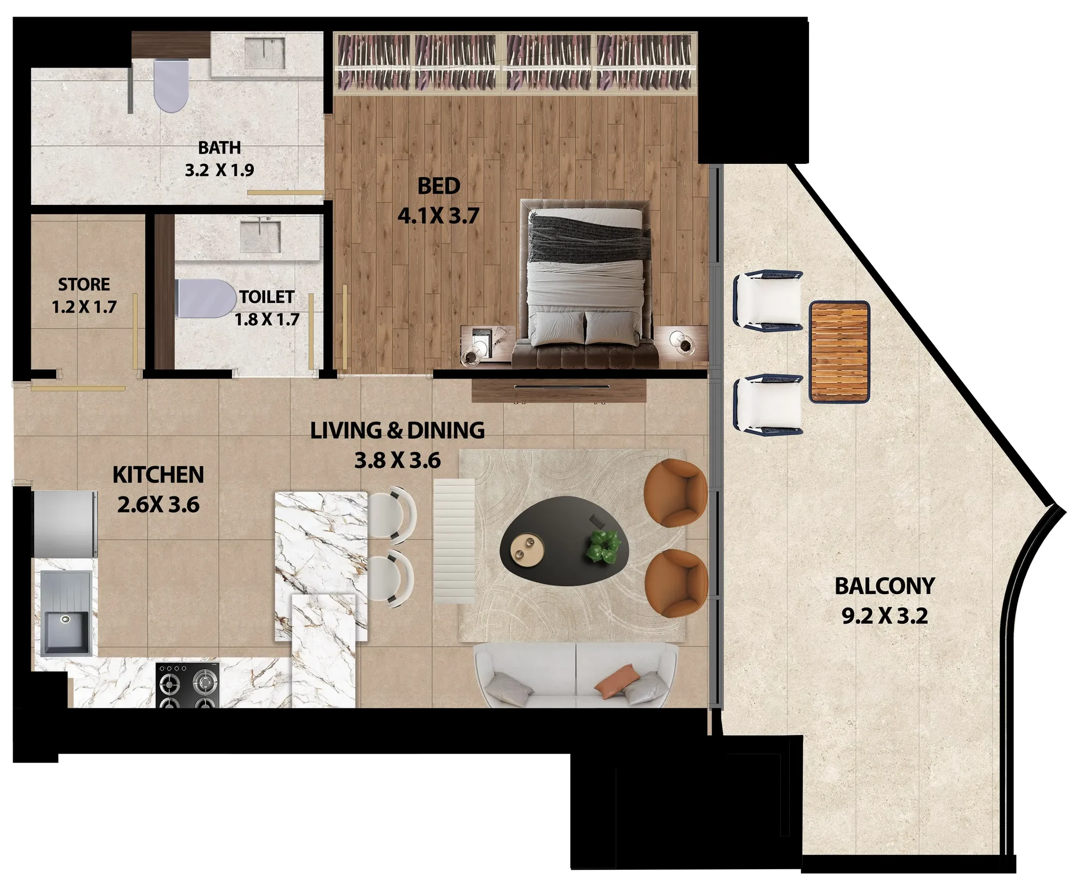 Marquis Marquis One floor plan