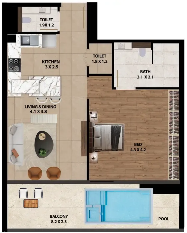 Marquis Marquis One floor plan