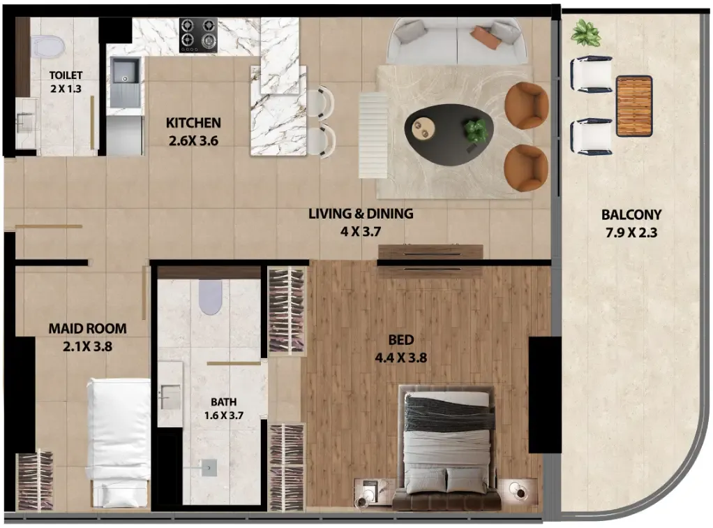 Marquis Marquis One floor plan