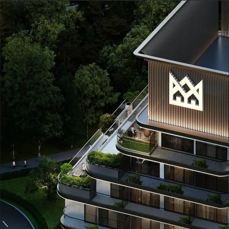 Exterior at Marquis One in Arjan Dubai